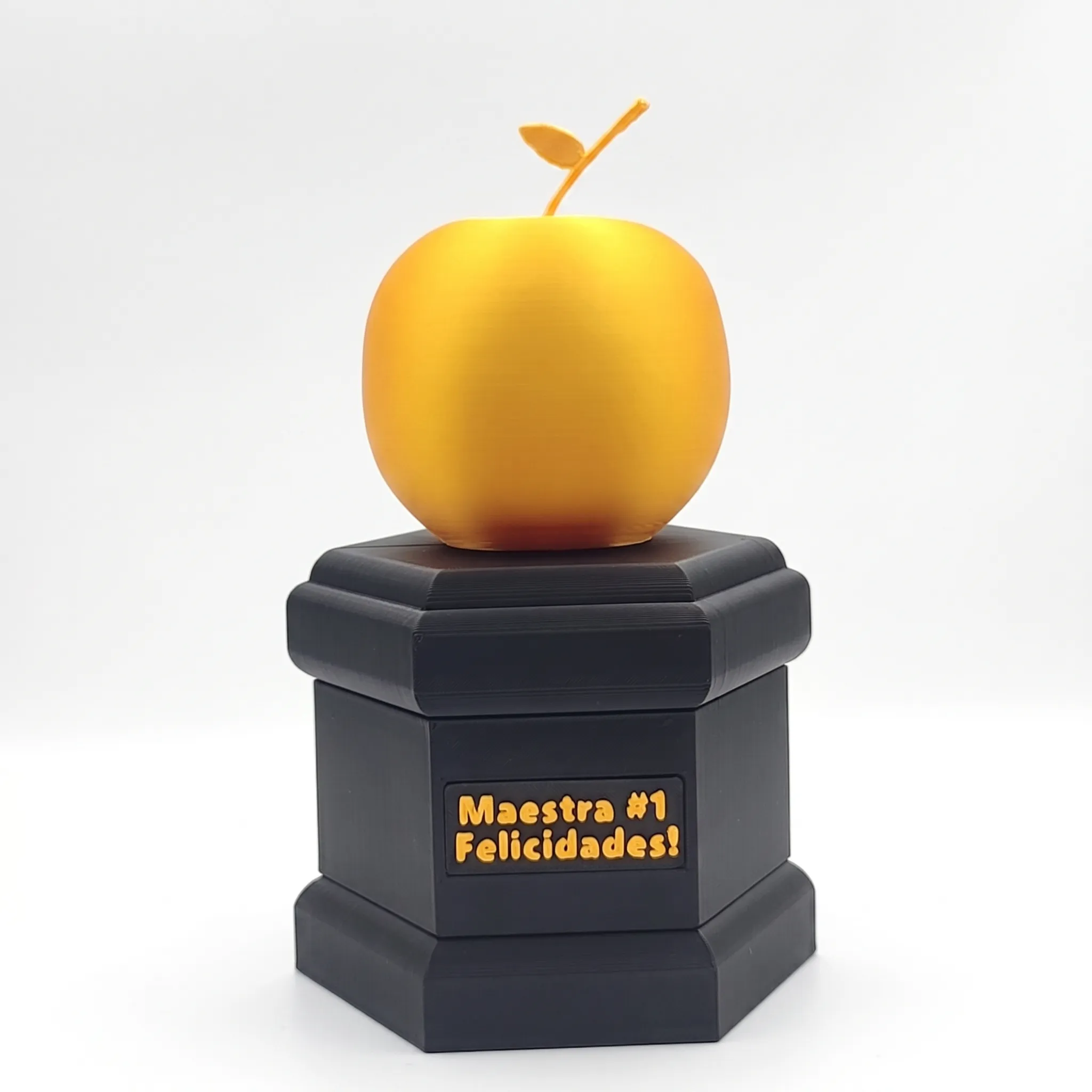 Trofeo Manzana para Maestro(a) - 15 cm