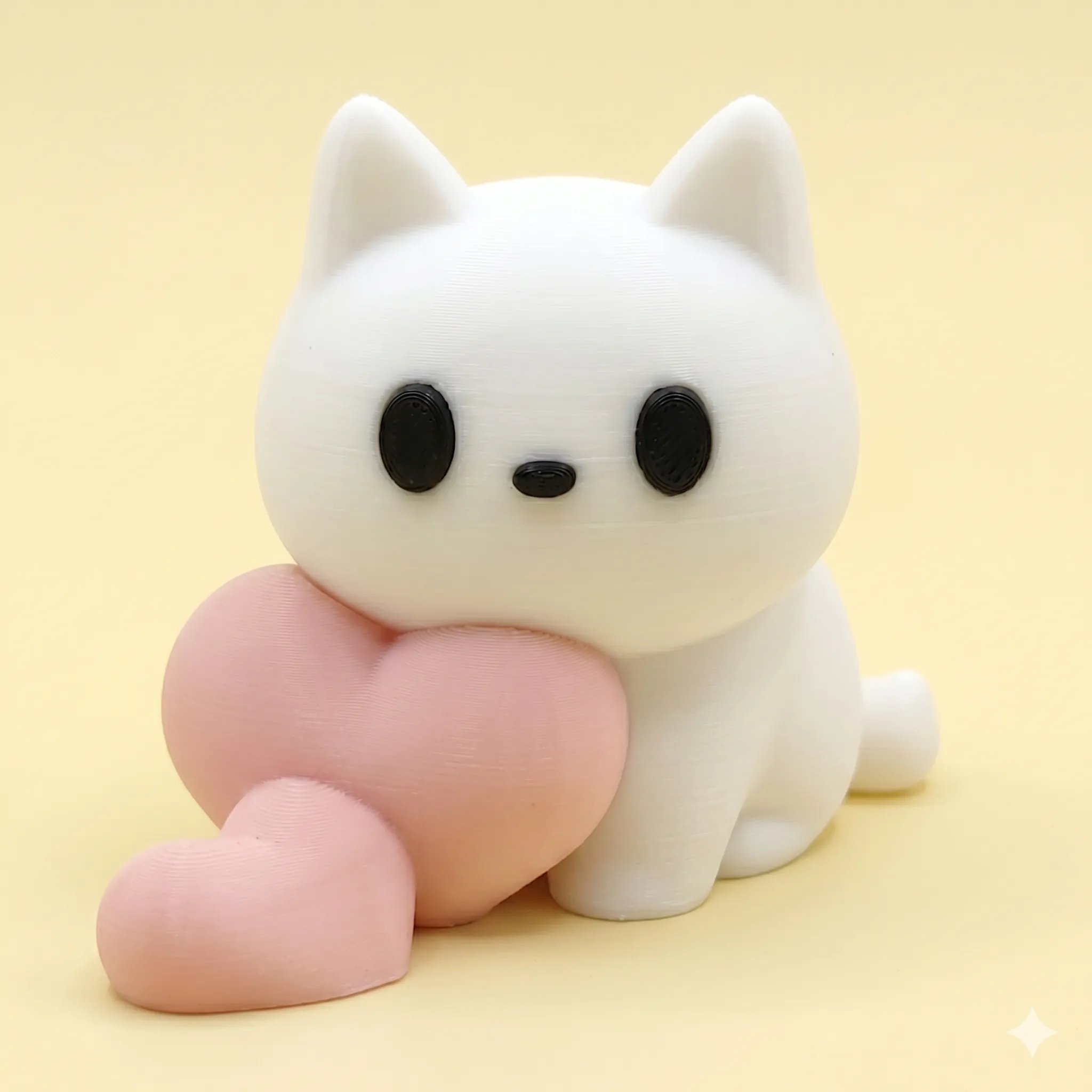 Gatito con Corazón - 10 cm
