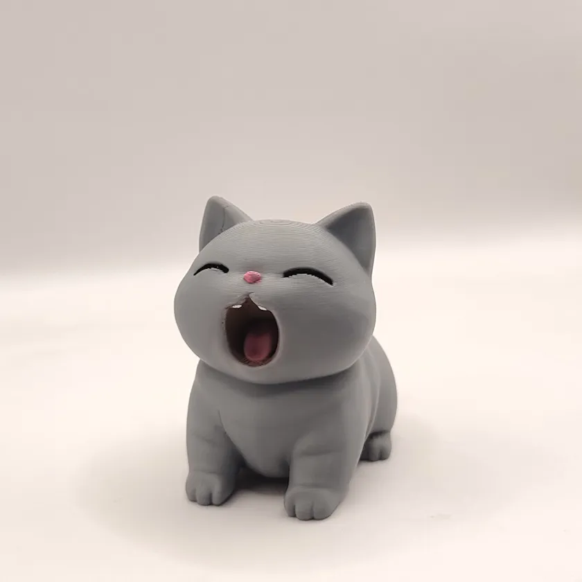 Gato Bostezando