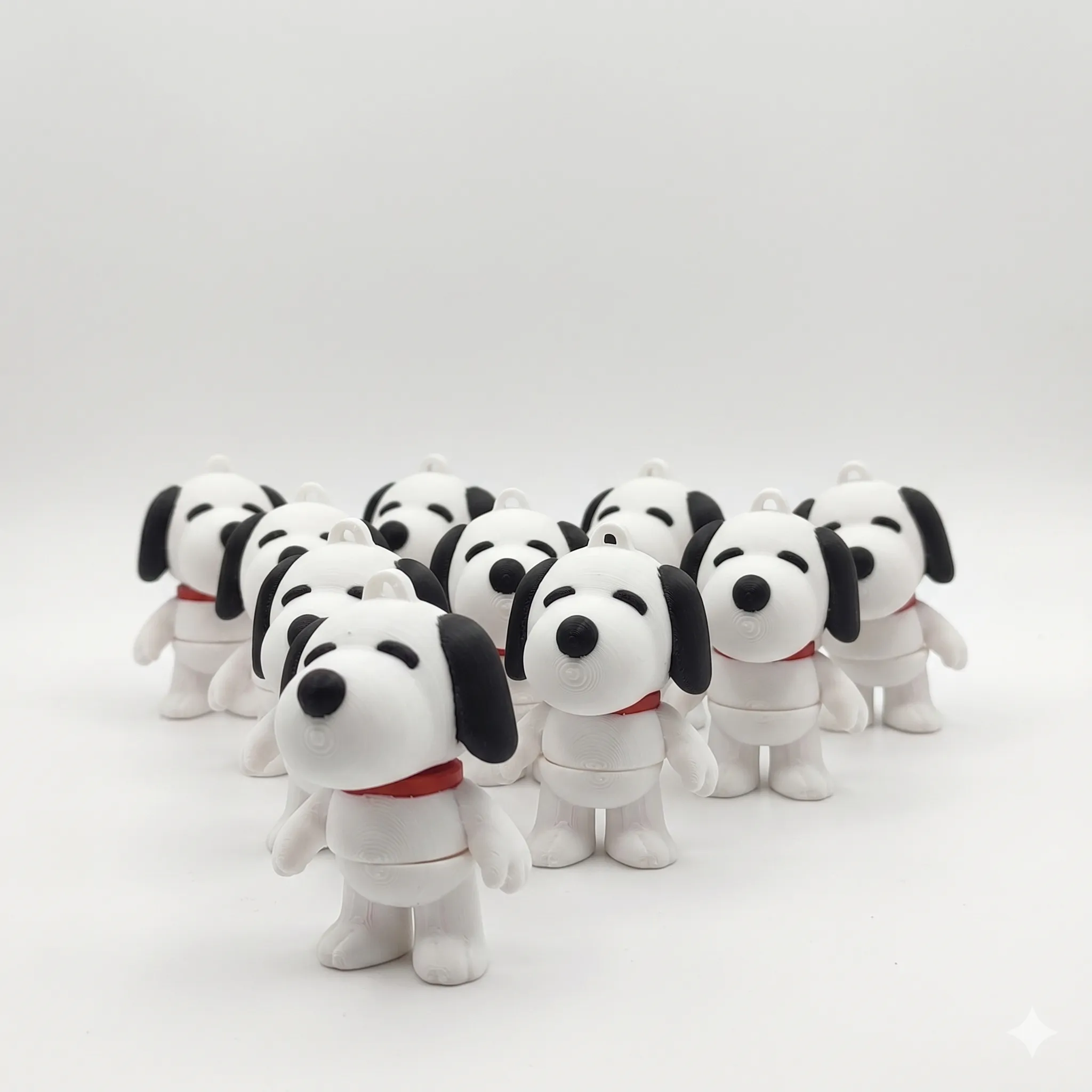 Snoopy (Llavero) - 10 Piezas | 6.5 cm