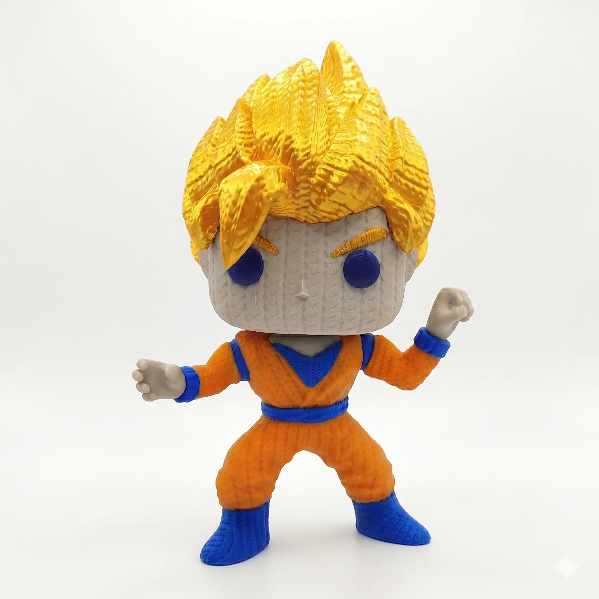 Goku SSJ Crochet - 19 cm