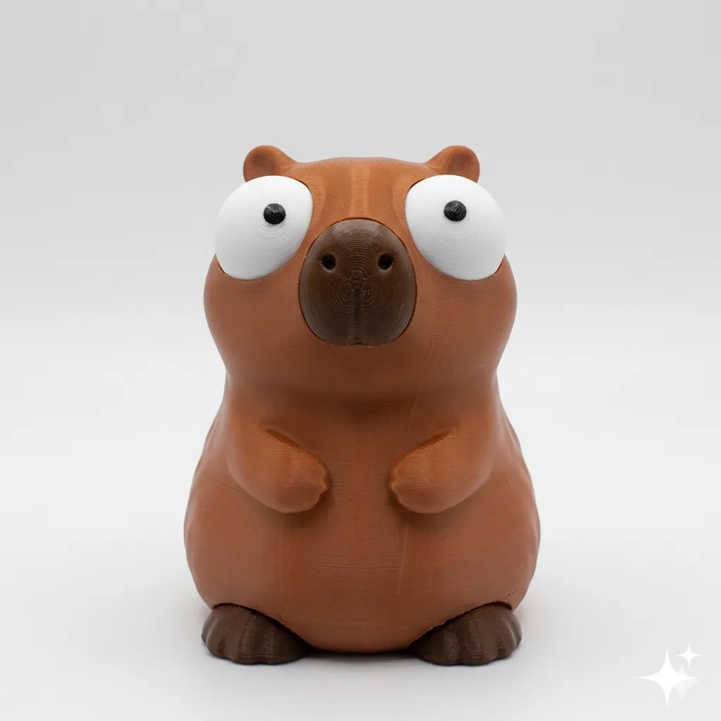 Capibara Ojos Locos - 10 cm