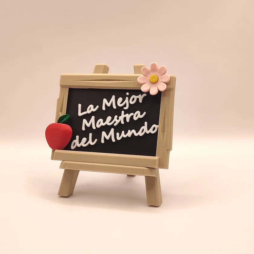 Cartel Dia del Maestro - 12 cm