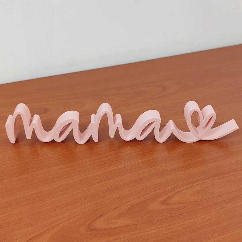 Letrero Mamá - 22 cm