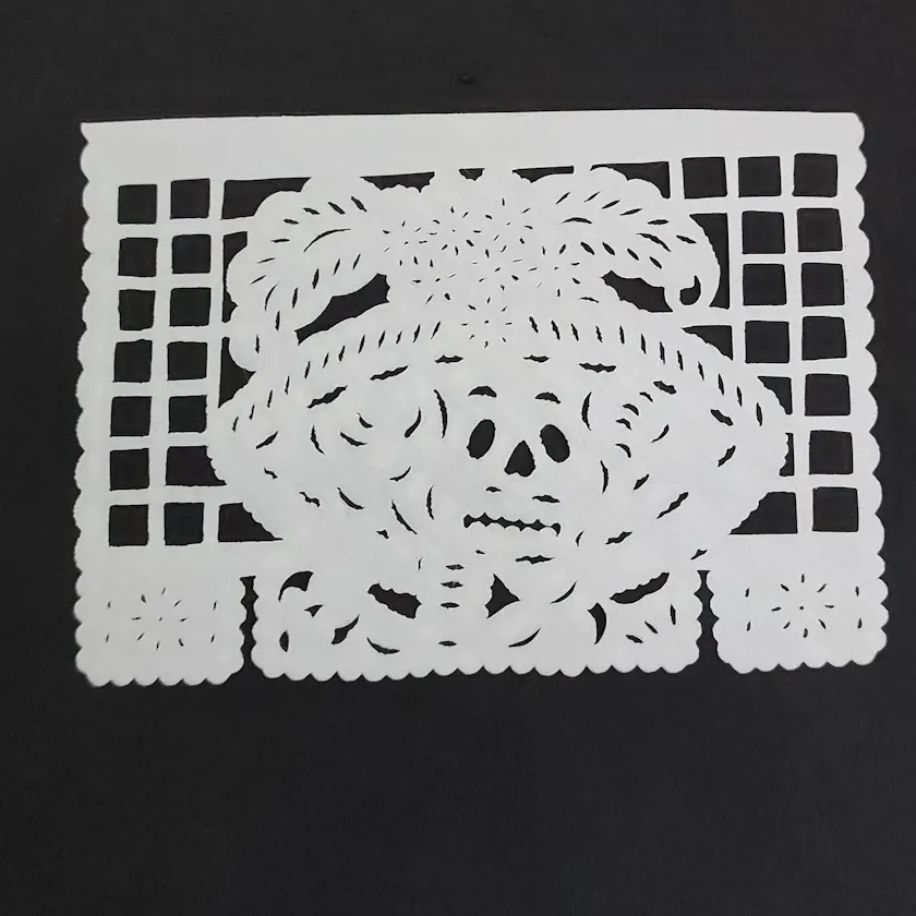 Papel picado (1 Sola Capa) - 18 cm