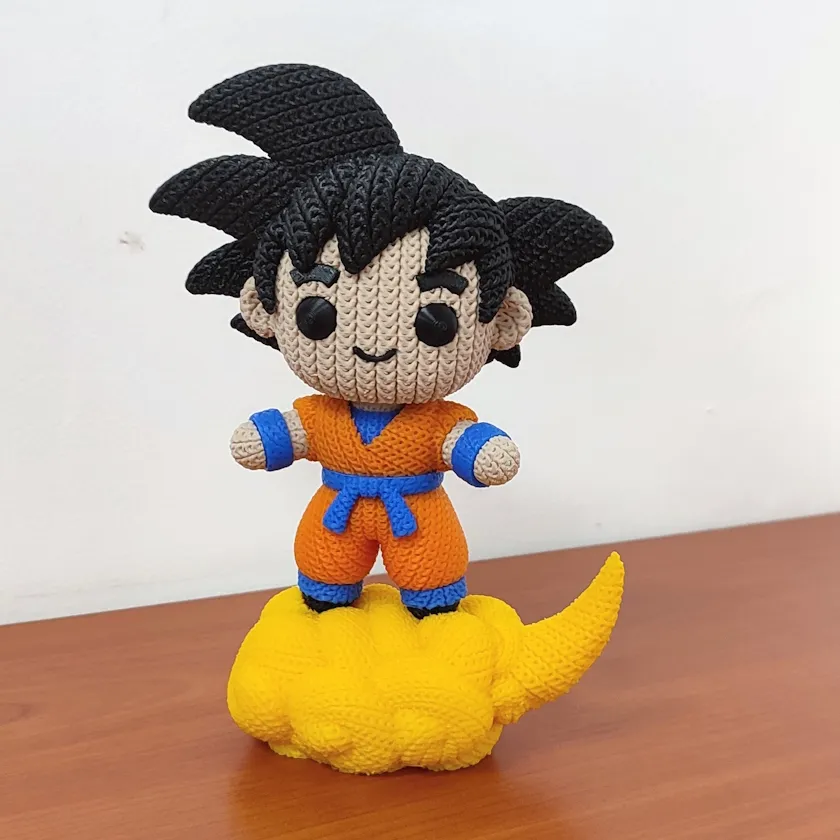 Goku Crochet - 16 cm