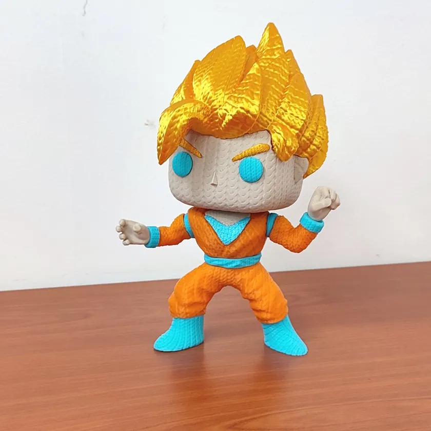 Goku SSJ Crochet - 19 cm