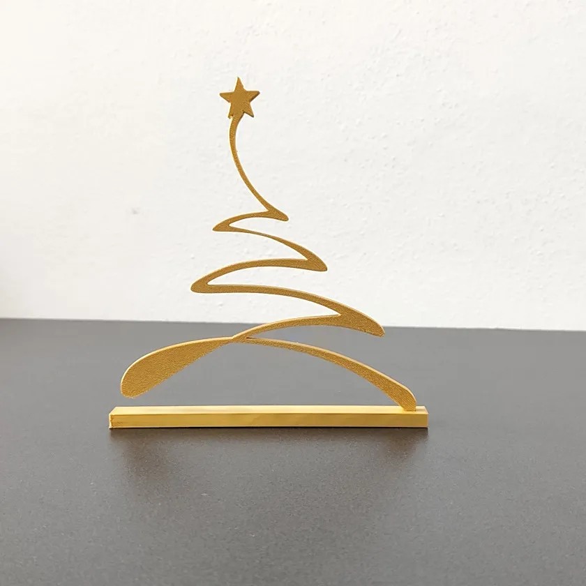 Arbol plano con base - 16 cm