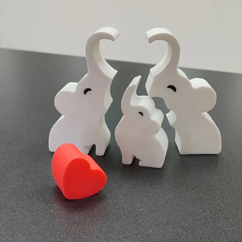 Familia Elefantes - 10 cm