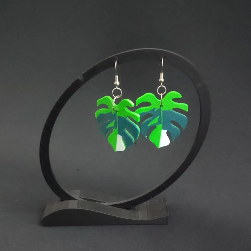 Aretes Monstera (1Par)