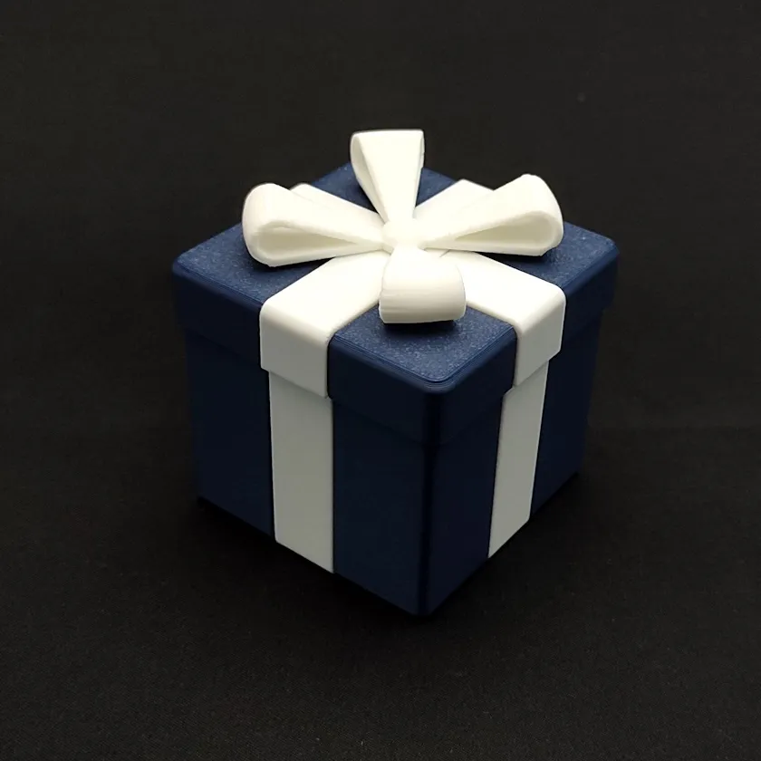 Caja de regalo navideña (6cm) - 6 cm