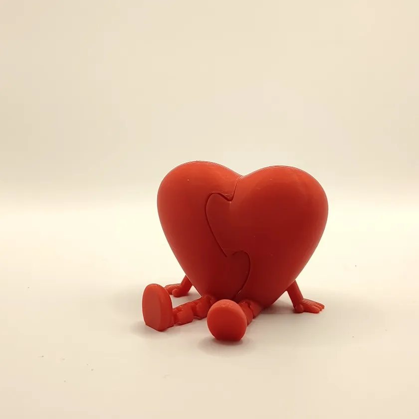 Corazón con Piernas (Rompecabezas) - 7 cm