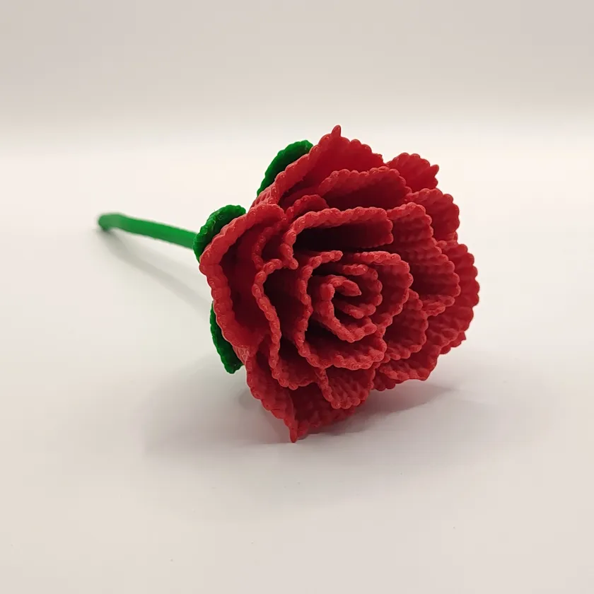 Rosa tipo Crochet - 16 cm