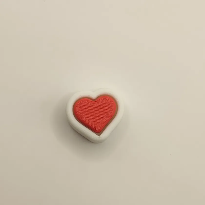 Clicker Corazon Sencillo - 4 cm