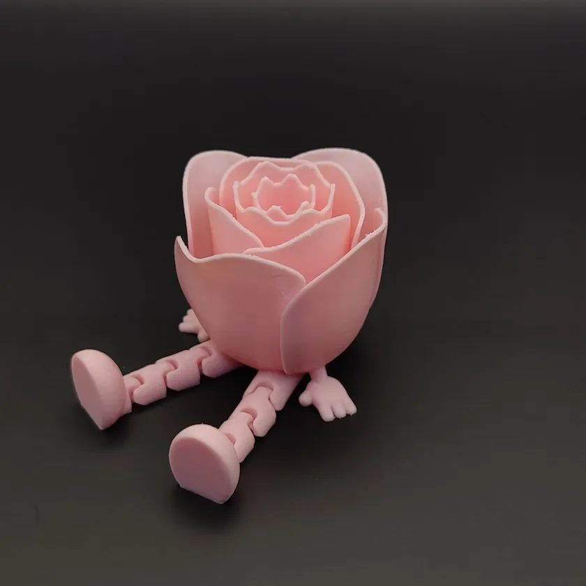 Rosa con Piernas - 8 cm